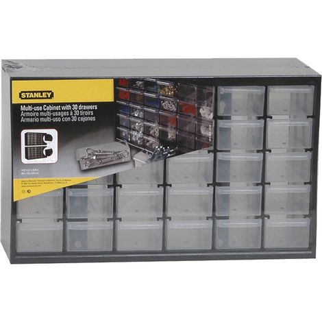 CASSETTIERA PORTA MINUTERIA 30 CASSETTI cm 36,5 x 15,3 x 22  - STANLEY