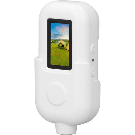 Caméra corporelle portable 1080p avec enregistrement en boucle, détection de mouvement et point d'accès Wi-Fi intégré pour la maison, les forces de l'ordre, la sécurité et les agents de sécurité (blan (1/5)