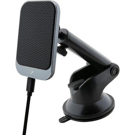 Soporte inductivo BMW MagSafe de 15 W para parabrisas/parrilla, color negro. (1/4)