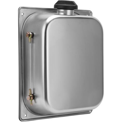 QORVA- Réservoir de carburant diesel 7L en acier inoxydable – Compatible Webasto et Eberspacher – Installation directe pour voitures et camions