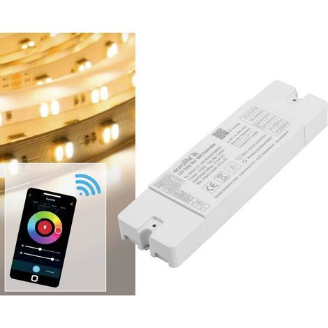 [GEBRAUCHT] B-Ware Eurolite Controller 240W 12V 24V Smart Home RGB W+CCT 16.4x4.4x2.5cm 1 St. (1/2)