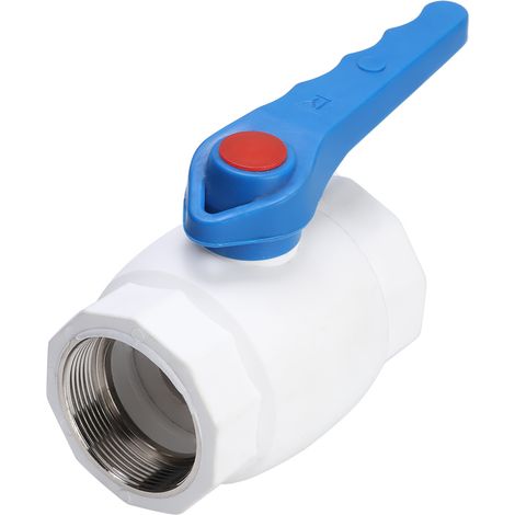 Raccord de tuyauterie en plastique PPR, vanne à bille, raccords de tuyauterie d'eau, filetage femelle 2 pouces (diamètre 60 mm) (1/5)