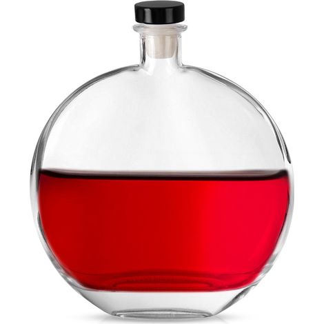 Glasflasche mit Korken 520 ml (1/4)