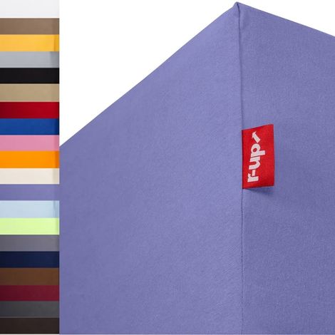 Drap-housse r-up Best 90x200-100x220 jusqu'à 35 cm de hauteur violet 95% coton / 5% élasthanne 230g/m² (1/5)
