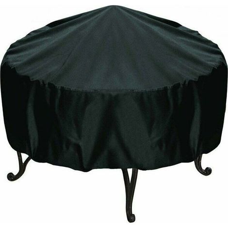 Housse de Protection pour BraséRos Barbecue ImperméAble Rond,Coupe-Vent, Housse brasero RéSistant à la DéChirure,Tissu Oxford 210D Housse pour Foyer Barbecue,Housses pour BraséRos (120x75cm) (1/5)