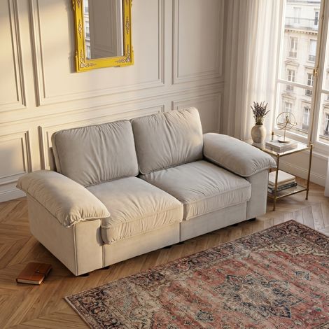 FX-P20EU-CW1 (SOFA 8813-1)Zeitgemäßes Sofa mit Stauraum unter dem Sitz – Platzsparendes & komfortables Design für moderne Wohnungen