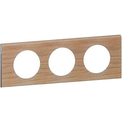 Legrand Céliane placca finitura rovere sbiancato 3 posti