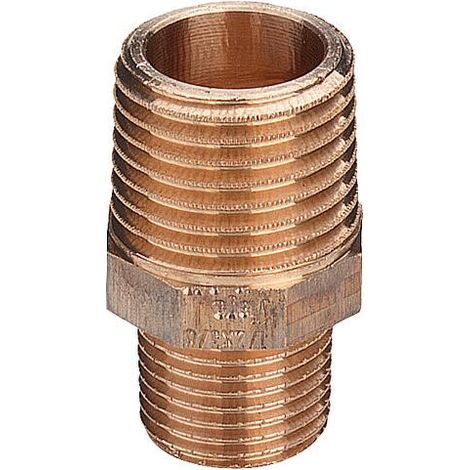 Raccords filetés en bronzeMamelon inégal (1/2)