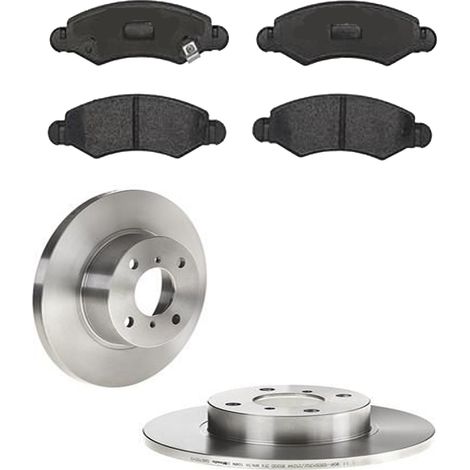 KIT FRENI ANTERIORI compatibile con OPEL AGILA (A) - DISCHI + PASTIGLIE OEM: P 79 015 / 17204 , 17540 /SOSTITUZIONE DIRETTA/BASSA POLVERE/SILENZIOSO (1/5)