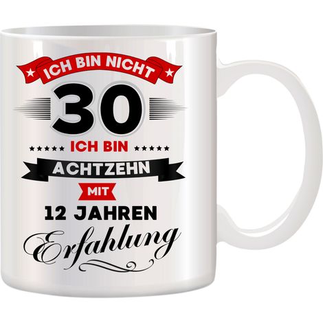 Tazza divertente, regalo per il 30° compleanno (1/2)