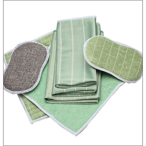 Lot de 6 Chiffons Bambou Microfibres - Nettoyer et lustrer Toutes Les Surfaces Lisses et fragiles - Vitre, carrosserie, vitrocéramique, Lunettes, écran (1/4)