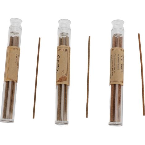 60 Stück Räucherstäbchen, Weißer Salbei, Palo Santo, Zeder, Sortiert, für Yoga und Meditation (1/5)