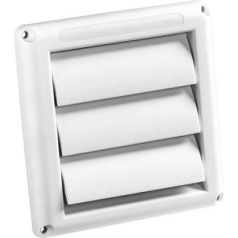 Grille de ventilation pour sèche-linge, couvercle de conduit d'aération, grille pour mur extérieur, hotte de ventilation étanche à la pluie, hotte de ventilation pour sèche-linge, pour bureau, cuisine (1/5)