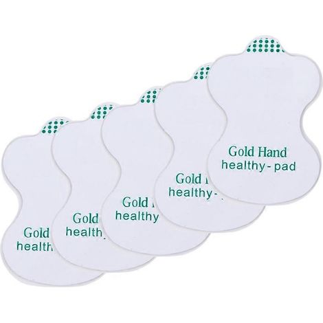 Lot de 5 électrodes réutilisables de rechange pour appareil de massage TENS. auto-adhésives. (1/5)