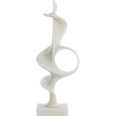 Light & Living Ornament LOVINAC aus Kunststoff creme – 19x16x47