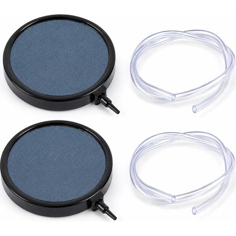 Lot de 2 pierres gazeuses pour aquarium - Aérateur de bassin - 132 x 19 mm (1/5)