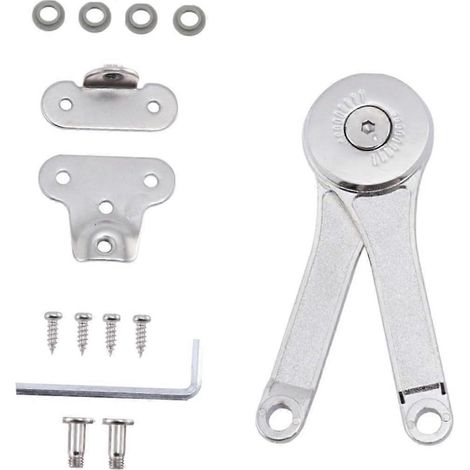 Charnière de support de couvercle pliant ORFOFE avec ressort à gaz rotatif pour porte d'armoire (1/5)