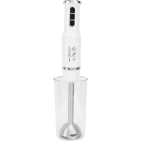 Mixeur plongeant multifonction 750 W, robot culinaire électrique, 3 vitesses, prise UE 220 V, blanc (1/5)