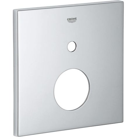 Grohe Rosette eckig für EMH-Fertigmontageset Chrom, mit 2-Wege Umstellung