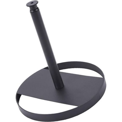 Porte-rouleau de papier toilette vertical en métal, support pour papier toilette, à poser sur le comptoir de la salle de bain ou de la cuisine (1/3)