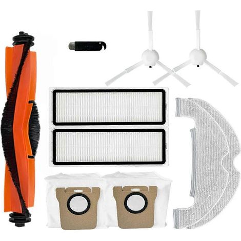 Brosse, chiffon, sac à poussière pour robot aspirateur X10 - Accessoires (1/5)
