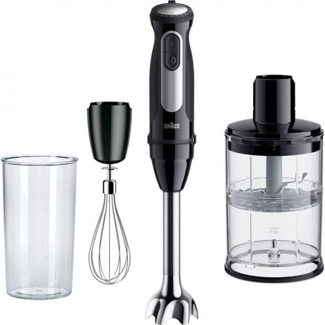 Braun MultiQuick 5 MQ55.254MBK 0,5 l Pürierstab 1000 W Schwarz, Edelstahl