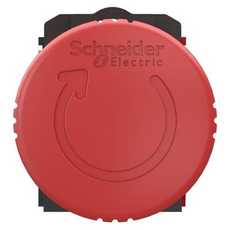 Pulsante arresto di emergenza Harmony XB5 Ø40 premere-girare rosso 2NC - XB5AS84445