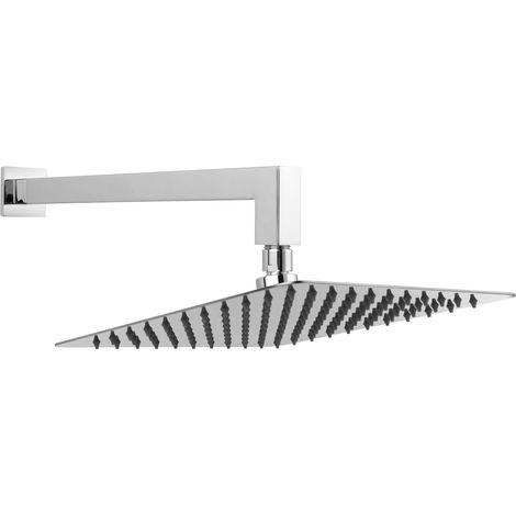 Duschset mit Regendusche, 250 x 250 mm, schlank, Chrom (1/2)