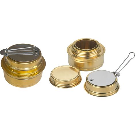 2x tragbarer Mini Spiritusbrenner Spirituskocher Campingkocher Outdoorkocher Alkoholherd Herd Campinglicht (1/4)
