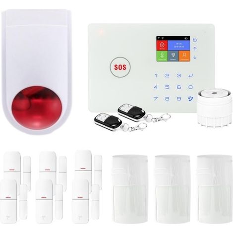 Alarme maison connectée 4G sans fil wifi et gsm amazone - lifebox - kit animal 6