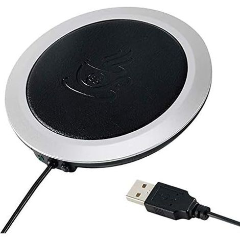 Calentador de tazas USB, posavasos para calentador de tazas de café, utensilios para bar, oficina y hogar