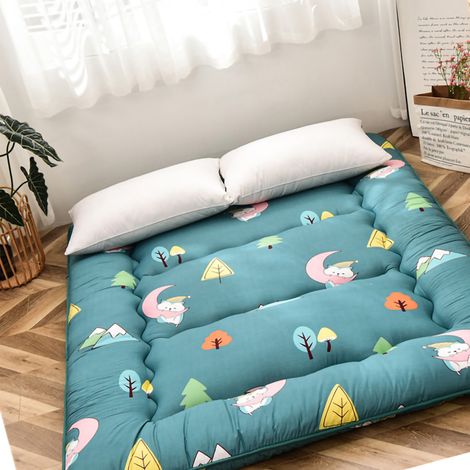 Matelas tatami japonais épais, matelas pliable, tapis de sol tatami, style japonais simple/double - Doux Rêves (1/5)