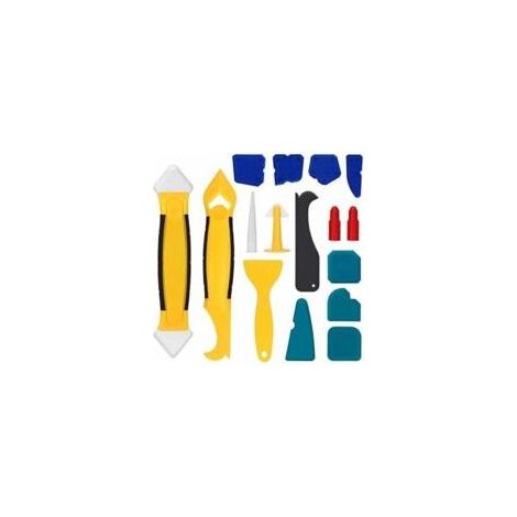 16-Zoll-Werkzeug zum Glätten und Entfernen von Dichtstoffen mit Silikon-Aufsatz/Schaber/Dichtstoffspitze/Dichtstoffentferner/Dichtstoffspitze, Dichtstoffentfernungsset, Badezimmerfensterwerkzeuge (1/5)