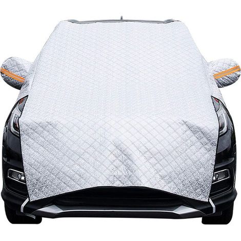 Couverture pare-brise voiture – Bache magnétique imperméable et anti-UV – Protection hiver/été – Dimensions pliables et légères (1/5)