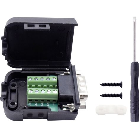 TRU COMPONENTS T190C4090 D-SUB Einbaustecker Polzahl: 9 Schrauben 1 St. (1/5)