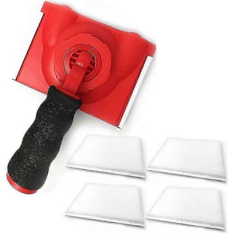 Poignée rotative avec 4 recharges de tampons, outil facile et rapide à utiliser, compatible avec les murs et les surfaces couleur maïs SD. WHBYV (1/4)