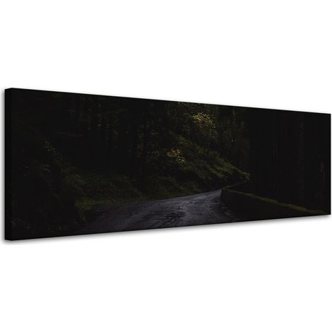 Leinwanddruck Natur Bergstraße 120x40 cm