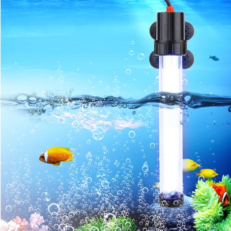 Mini lampe LED germicide UV submersible à double tube pour la purification de l'eau des aquariums (CN) (1/5)