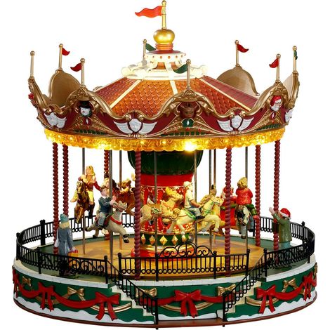 Santa Carousel con fuente de alimentación 4.5V Cód. 34682
