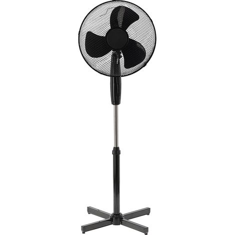 Aga Standventilator 41 cm Schwarz, 3-Geschwindigkeitsstufen, Oszillation, Verstellbare höhe, 45 W (1/4)