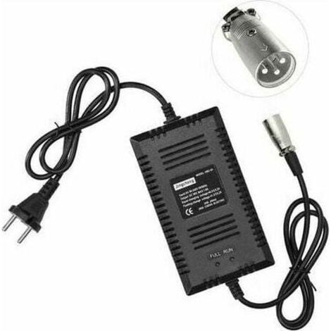 Chargeur de batterie 36V :arrêt automatique complet, vitesse de charge rapide. Convient aux scooters et vélos électriques, etc. (1/4)