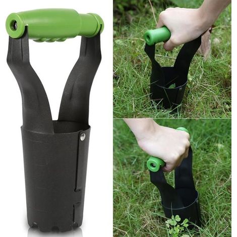 1 outil portable en métal pour la transplantation de semis avec poignée pour le jardinage l'horticulture et la