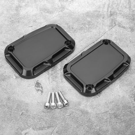 Bouchon de réservoir de liquide de frein avant pour moto, compatible avec VRSCF, VRSCA et VRSCD (noir) (1/5)