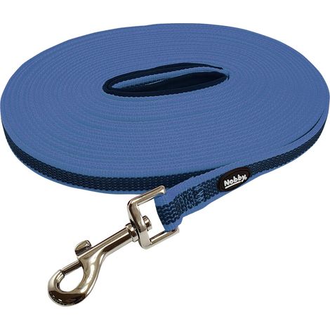 Nobby Schleppleine Anti-Slip hellblau L x B 10 m x 17 mm Hundeleinen
