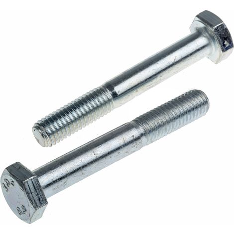 Vis à tête hexagonale, Acier Passivé, zinc, M10 x 70mm ( Prix pour Boîte de 50 )