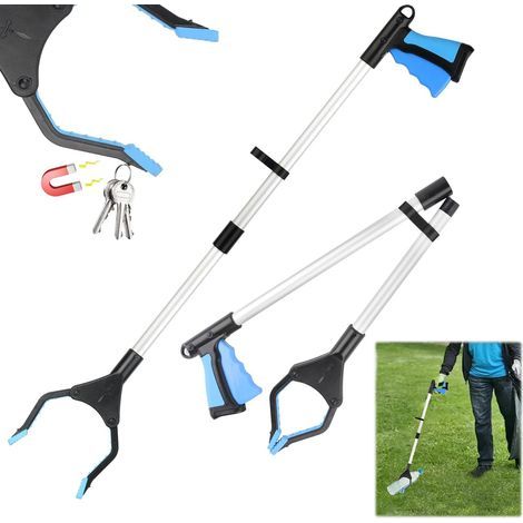 81 cm langer magnetischer Teleskopgreifer mit einziehbarem Greifmechanismus – geeignet für Menschen mit Behinderungen – zum Aufheben von Gegenständen. (1/5)