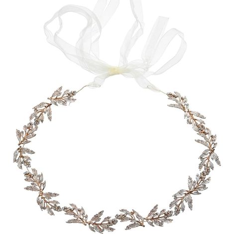 Fascia da damigella d'onore dorata impreziosita da cristalli e foglie, fascia da abito da sposa con cristalli e nastro per occasioni formali e feste (1/5)