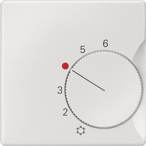 Plaque pour regulateur de T°C ambiante STC9 221 blanc titan (1/3)