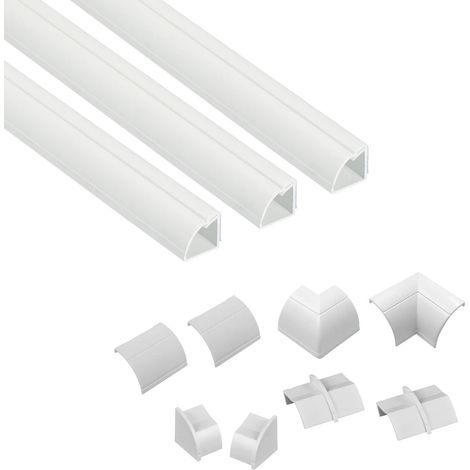 D-Line Kabelkanal Kit 22x22mm Weiß 3x 1,0m