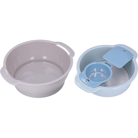 4-teiliges Pollensieb-Set, stapelbar, platzsparend, leicht, mit Siebeinsatz für Küche und Backen (1/5)